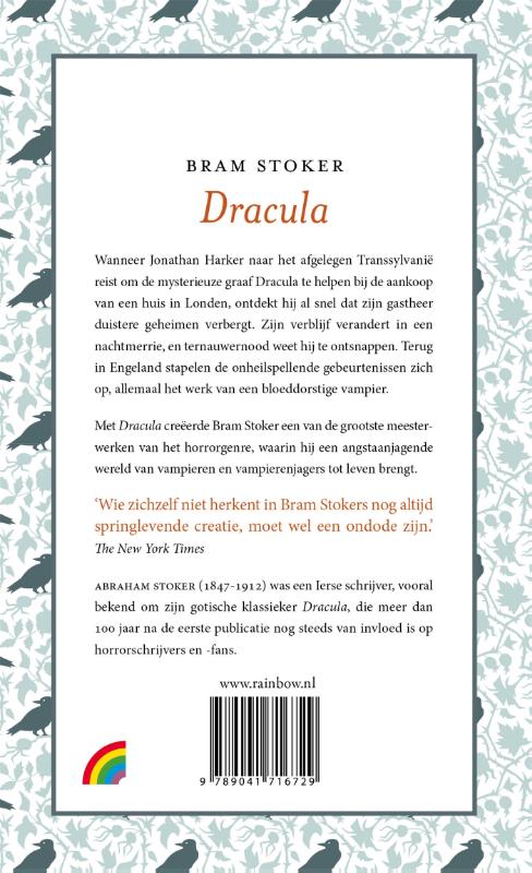 Achterkant van Dracula