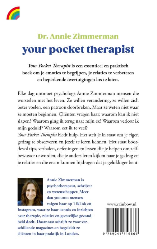 Achterkant van Your Pocket Therapist