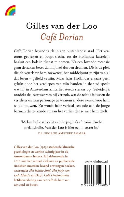 Achterkant van Café Dorian