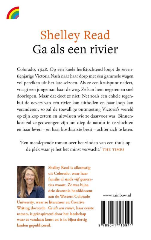 Achterkant van Ga als een rivier