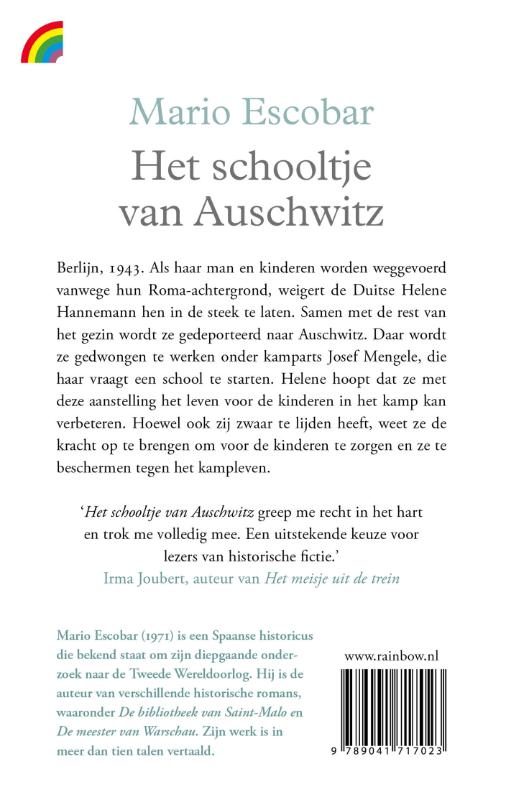 Achterkant van Het schooltje van Auschwitz