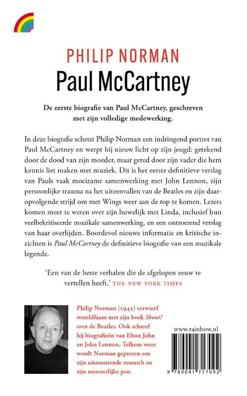 Achterkant van Paul McCartney