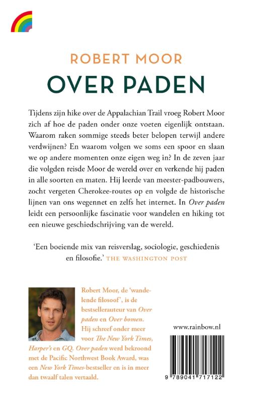 Achterkant van Over paden