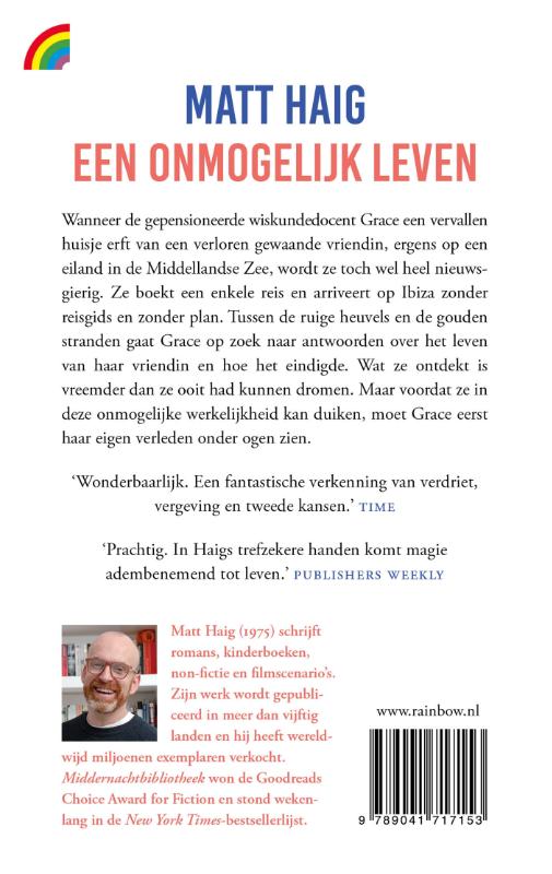 Achterkant van Een onmogelijk leven