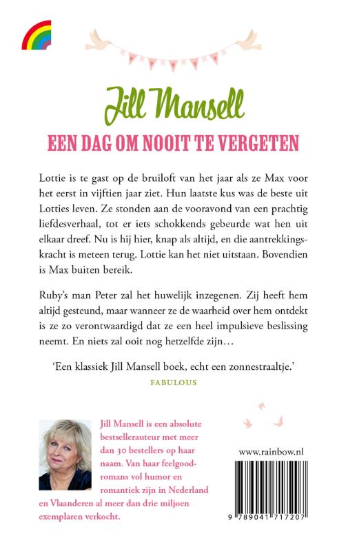 Achterkant van Een dag om nooit te vergeten