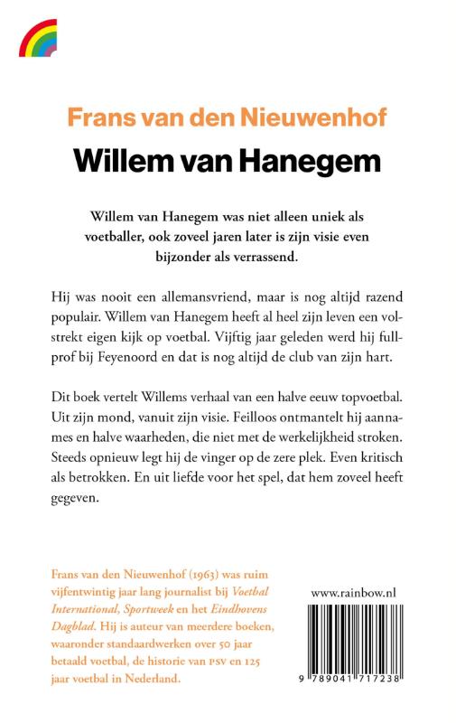 Achterkant van Willem van Hanegem