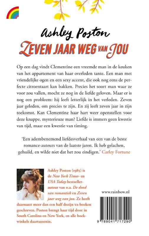 Achterkant van Zeven jaar weg van jou