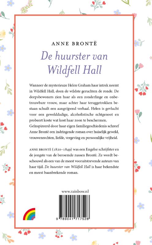 Achterkant van De huurster van Wildfell Hall