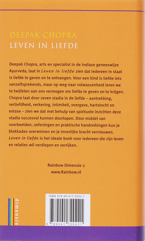 Achterkant van Leven in liefde