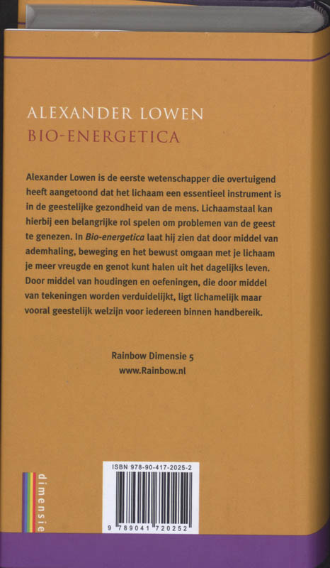 Achterkant van Bio-energetica