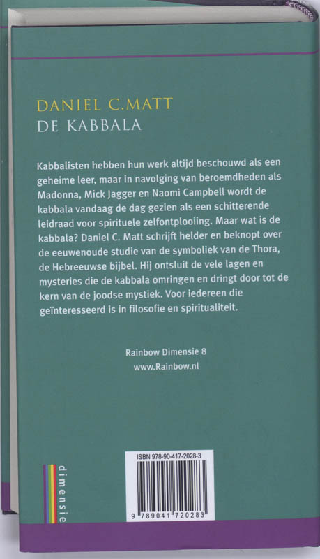 Achterkant van De Kabbala