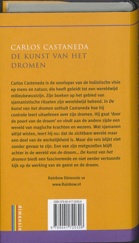 Achterkant van De kunst van het dromen