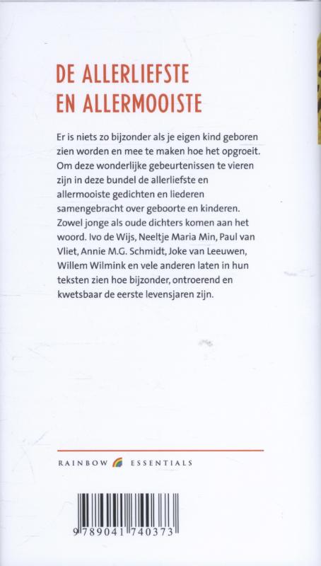 Achterkant van De allerliefste en allermooiste