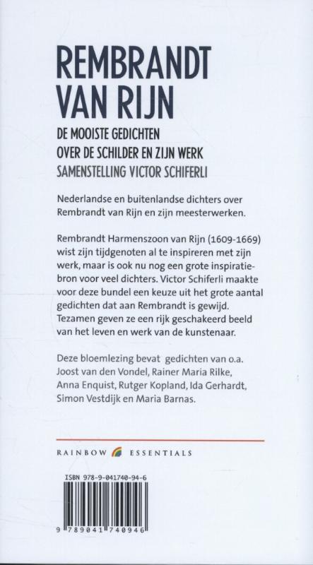 Achterkant van Rembrandt van Rijn