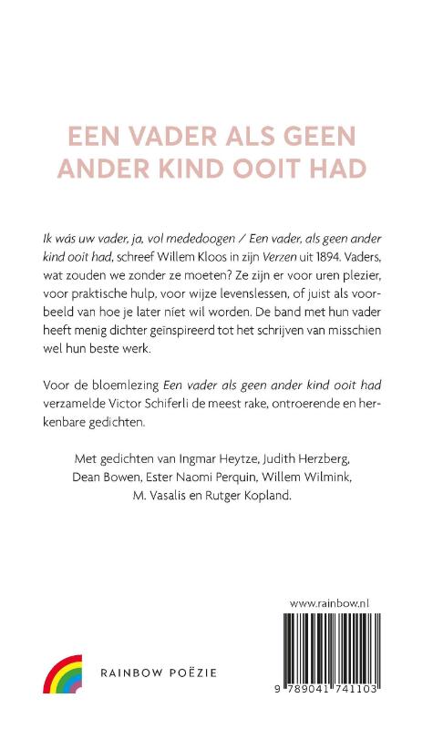 Achterkant van Een vader als geen ander kind ooit had