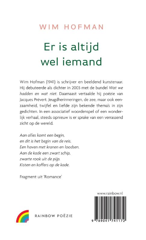 Achterkant van Er is altijd wel iemand