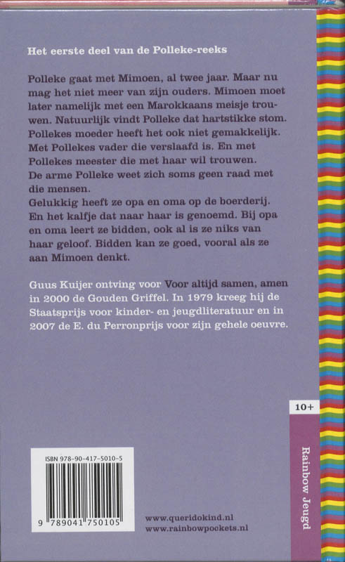 Achterkant van Voor altijd samen, amen