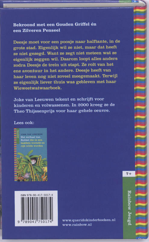 Achterkant van Deesje