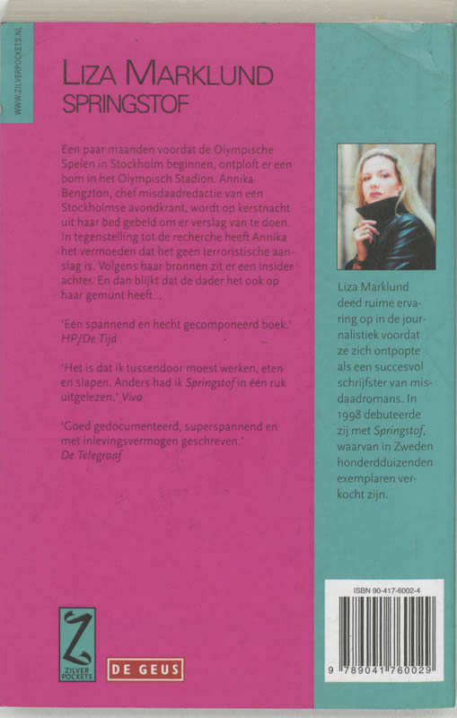 Achterkant van Springstof