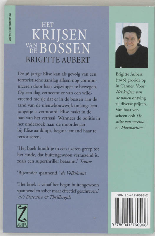 Achterkant van Het krijsen van de bossen
