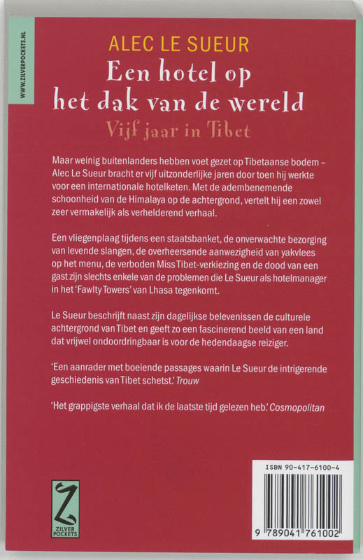 Achterkant van Een hotel op het dak van de wereld