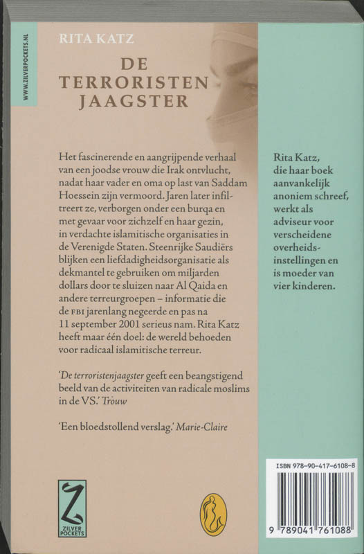 Achterkant van De terroristenjaagster