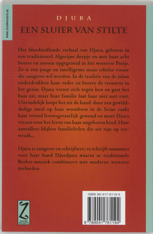 Achterkant van Een sluier van stilte