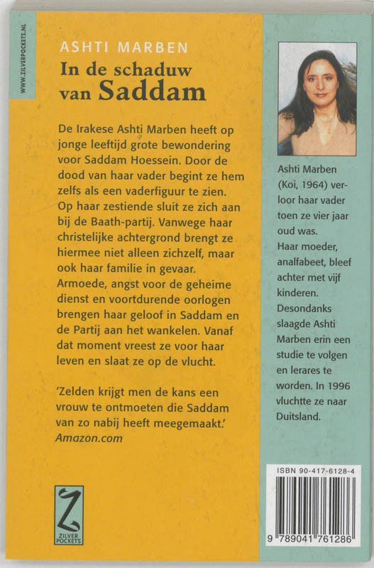 Achterkant van In de schaduw van Saddam