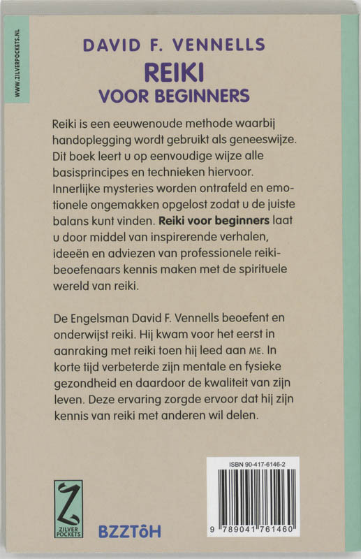 Achterkant van Reiki voor beginners