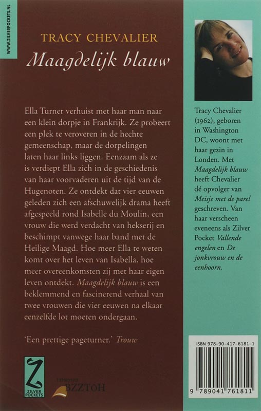 Achterkant van Maagdelijk blauw