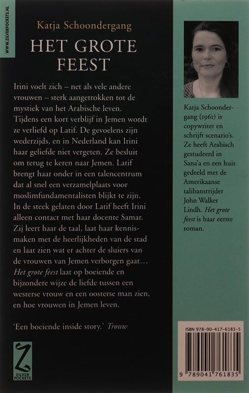 Achterkant van Het grote feest