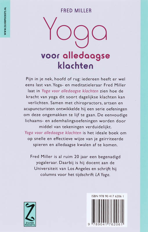 Achterkant van Yoga voor alledaagse klachten