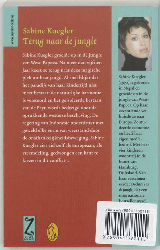 Achterkant van Terug naar de jungle