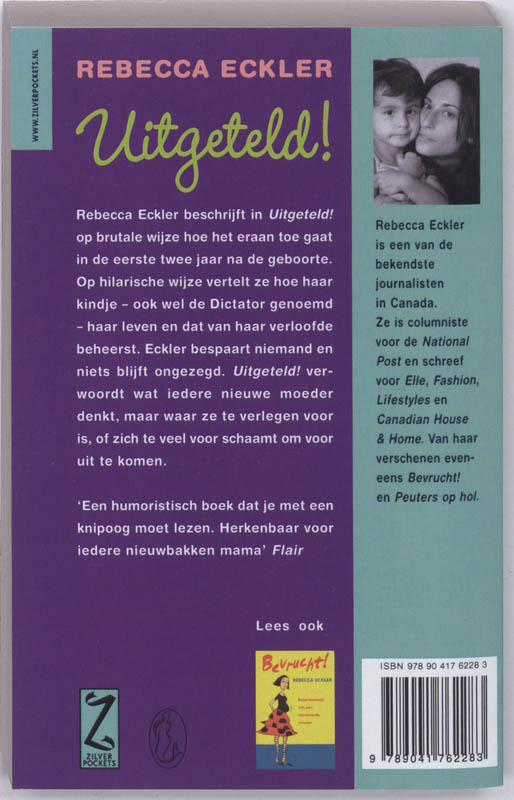 Achterkant van Uitgeteld!