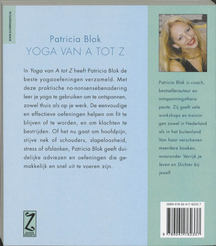 Achterkant van Yoga van A tot Z