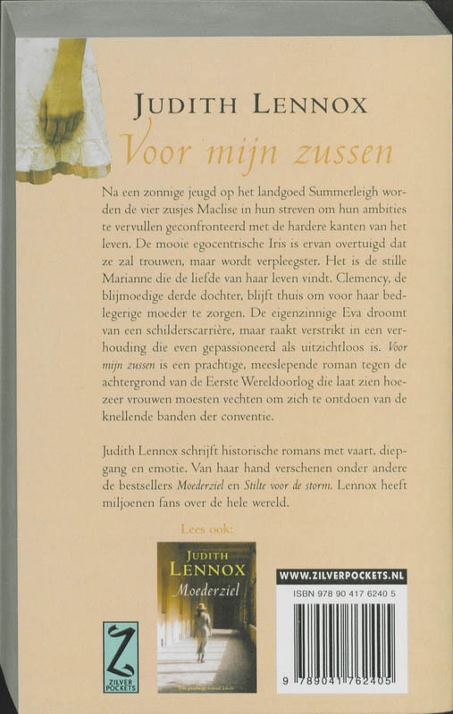 Achterkant van Voor mijn zussen
