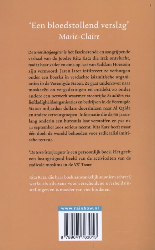 Achterkant van De terroristenjaagster