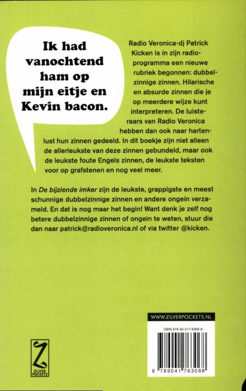 Achterkant van De Bijziende imker