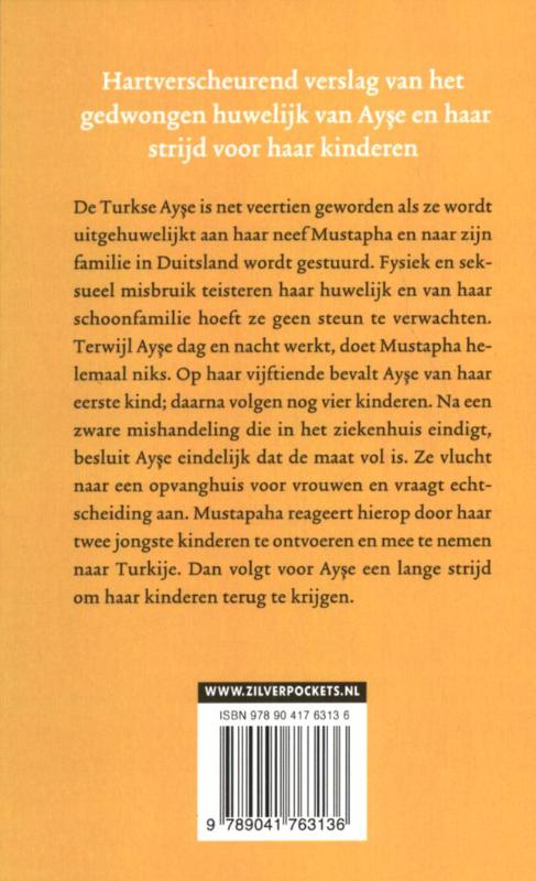Achterkant van Een bruid van thuis
