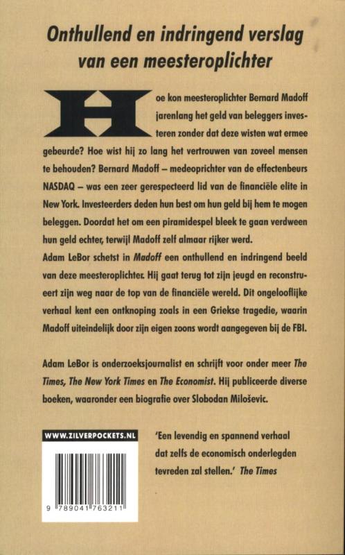 Achterkant van Madoff