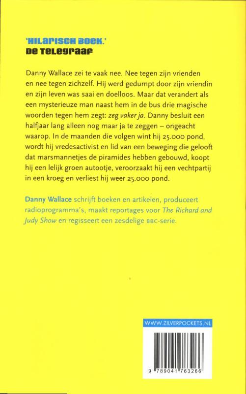 Achterkant van Ja!