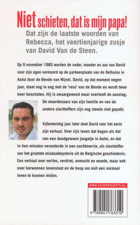 Achterkant van Niet schieten, dat is mijn papa!