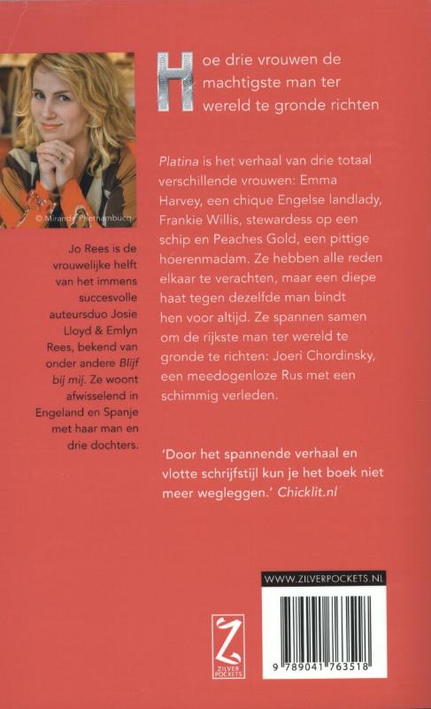 Achterkant van Platina