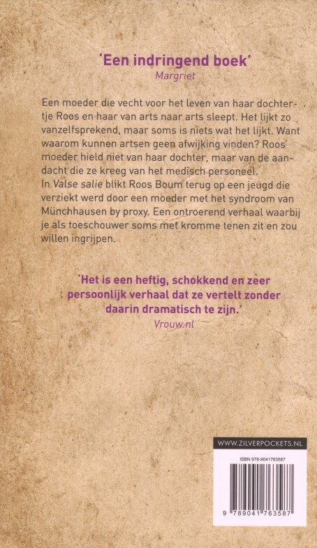 Achterkant van Valse salie