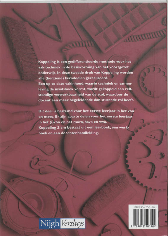 Achterkant van Leerboek