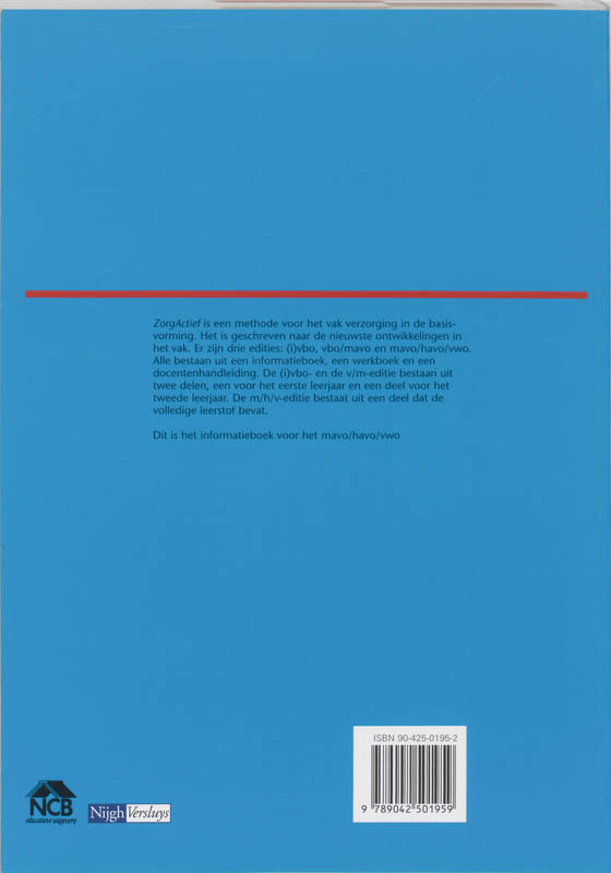 Achterkant van Informatieboek