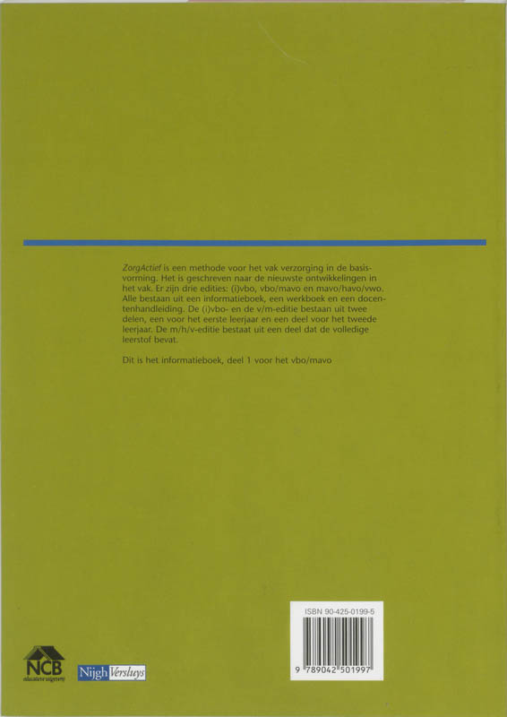 Achterkant van Informatieboek