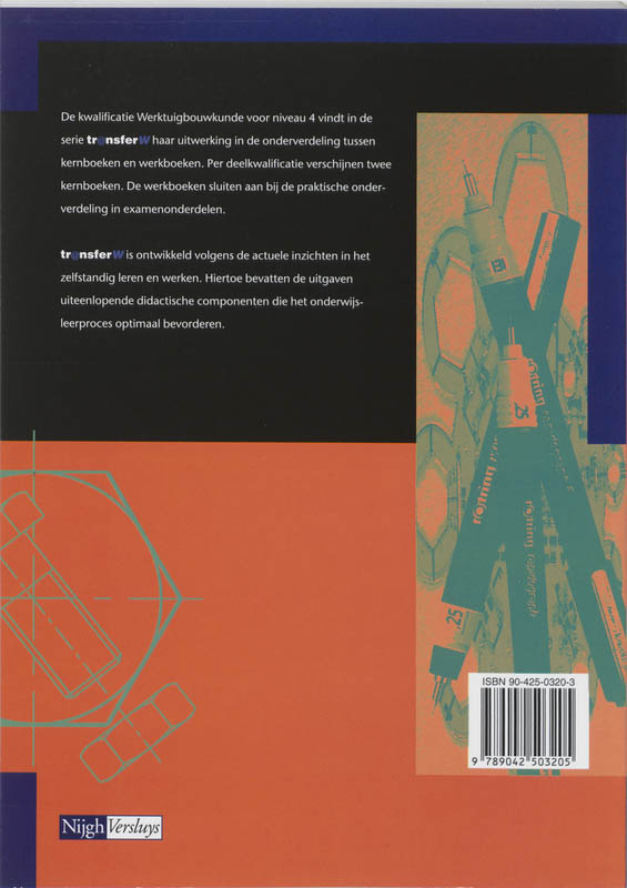 Achterkant van kernboek