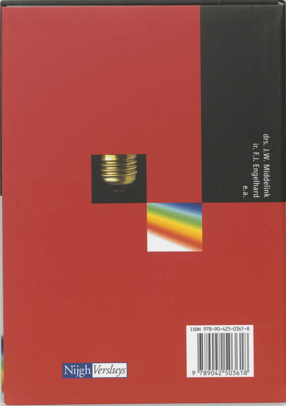 Achterkant van kernboek