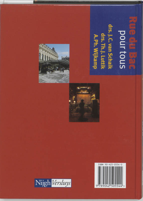 Achterkant van Leerlingenboek